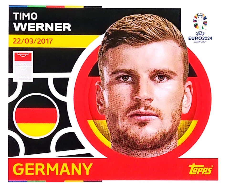 Uefa Euro Germany 2024 GERMANY TIMO WERNER Nº 14