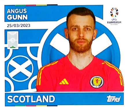 Uefa Euro Germany 2024 SCOTLAND ANGUS GUNN Nº 4