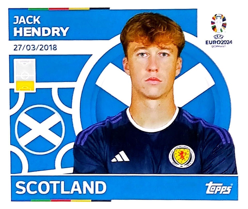 Uefa Euro Germany 2024 SCOTLAND JACK HENDRY Nº 6