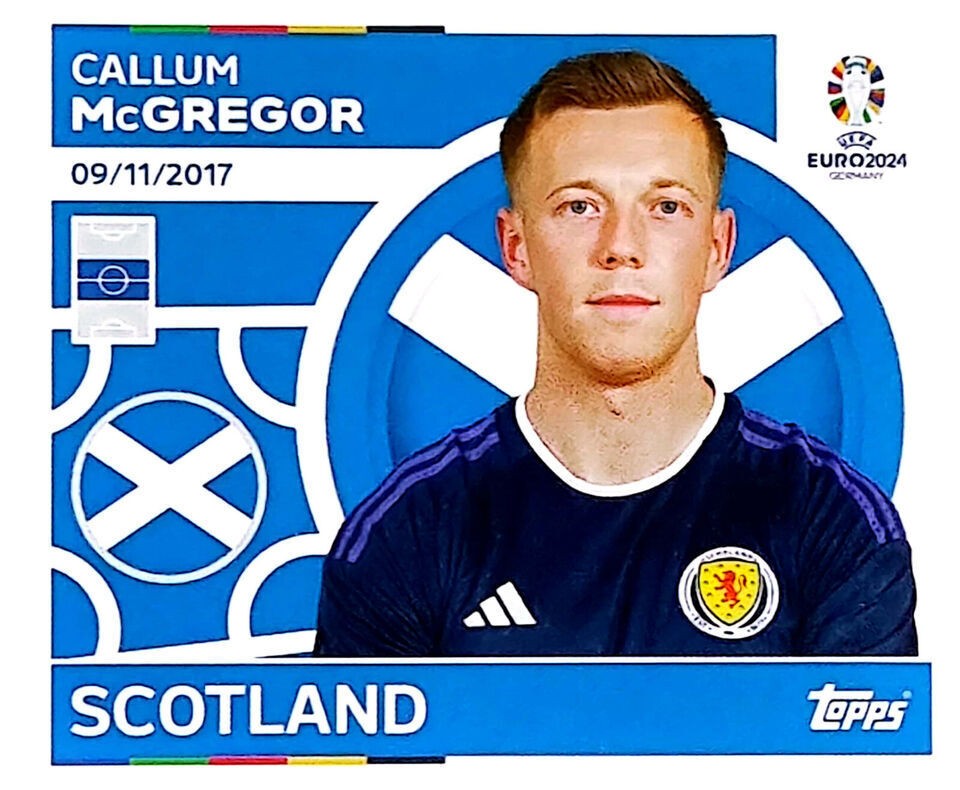 Uefa Euro Germany 2024 SCOTLAND CALLUM McGREGOR Nº 12