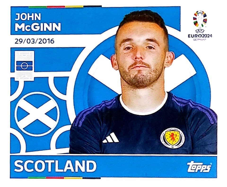 Uefa Euro Germany 2024 SCOTLAND JOHN McGINN Nº 15