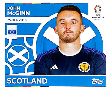 Uefa Euro Germany 2024 SCOTLAND JOHN McGINN Nº 15