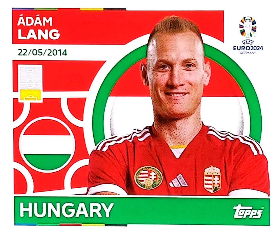Uefa Euro Germany 2024 HUNGARY ADAM LANG Nº 5