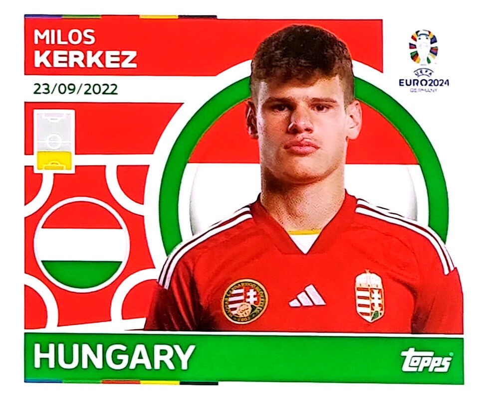 Uefa Euro Germany 2024 HUNGARY MILOS KERKEZ Nº 7