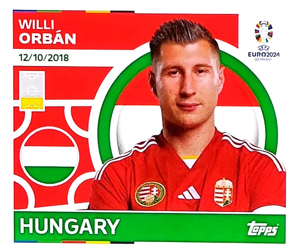 Uefa Euro Germany 2024 HUNGARY WILLI ORBAN Nº 8