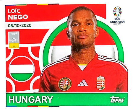 Uefa Euro Germany 2024 HUNGARY LOÏC NEGO Nº 10
