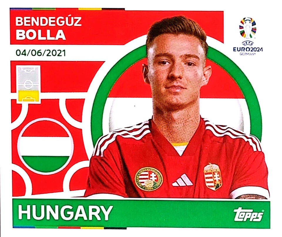 Uefa Euro Germany 2024 HUNGARY BENDEGUZ BOLLA Nº 11