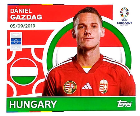 Uefa Euro Germany 2024 HUNGARY DANIEL GAZDAG Nº 14