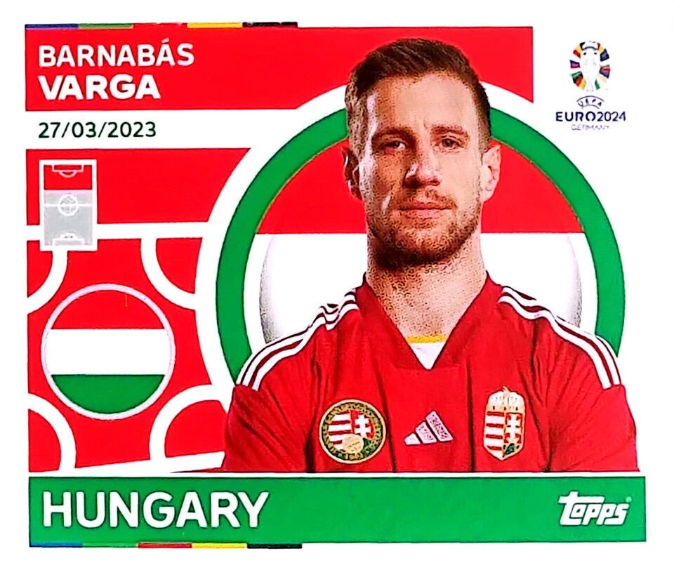 Uefa Euro Germany 2024 HUNGARY BARNABAS VARGA Nº 17