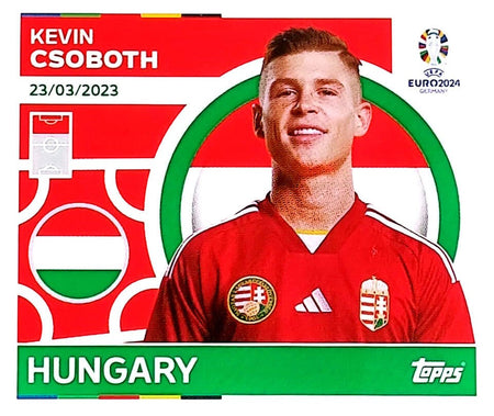 Uefa Euro Germany 2024 HUNGARY KEVIN CSOBOTH Nº 19