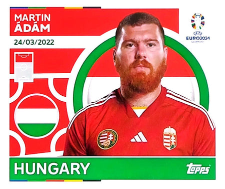 Uefa Euro Germany 2024 HUNGARY MARTIN ADAM Nº 21