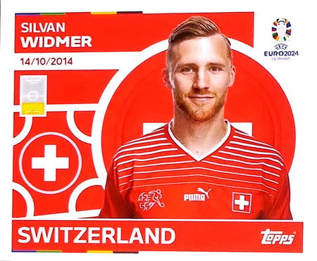 Uefa Euro Germany 2024 SWITZERLAND SILVAN WIDMER Nº 5