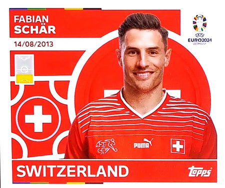 Uefa Euro Germany 2024 SWITZERLAND FABIAN SCHÄR Nº 9