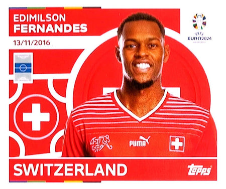 Uefa Euro Germany 2024 SWITZERLAND EDIMILSON FERNANDES Nº 10