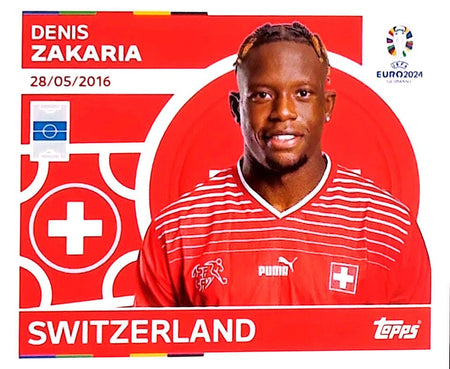 Uefa Euro Germany 2024 SWITZERLAND DENIS ZAKARIA Nº 12