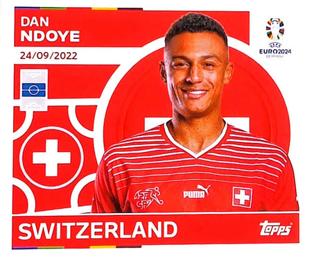 Uefa Euro Germany 2024 SWITZERLAND DAN NDOYE Nº 17
