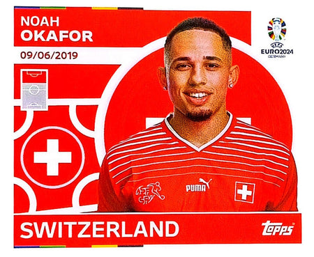 Uefa Euro Germany 2024 SWITZERLAND NOAH OKAFOR Nº 21