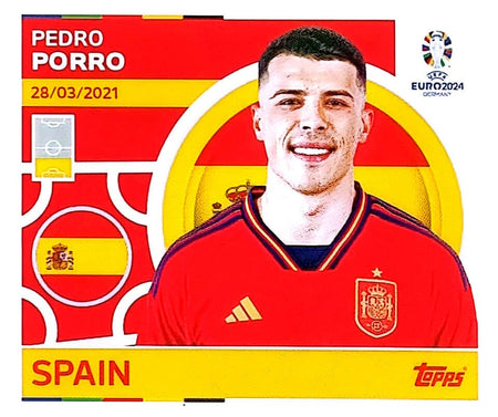 Uefa Euro Germany 2024 SPAIN PEDRO PORRO Nº 6