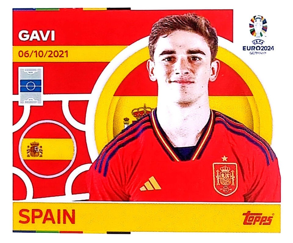 Uefa Euro Germany 2024 SPAIN GAVI Nº 11