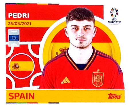Uefa Euro Germany 2024 SPAIN PEDRI Nº 12