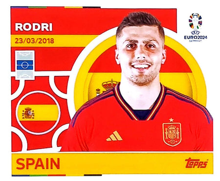 Uefa Euro Germany 2024 SPAIN RODRI Nº 13