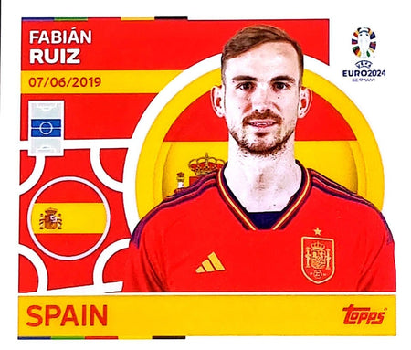 Uefa Euro Germany 2024 SPAIN FABIAN RUIZ Nº 14