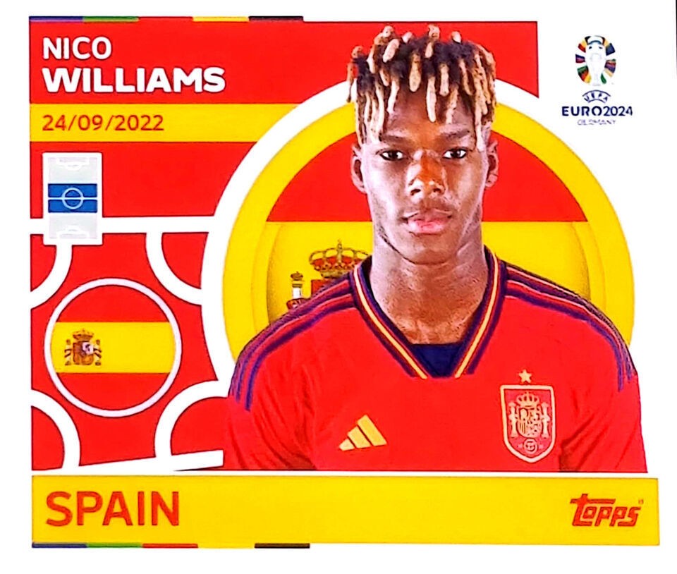 Uefa Euro Germany 2024 SPAIN NICO WILLIAMS Nº 15