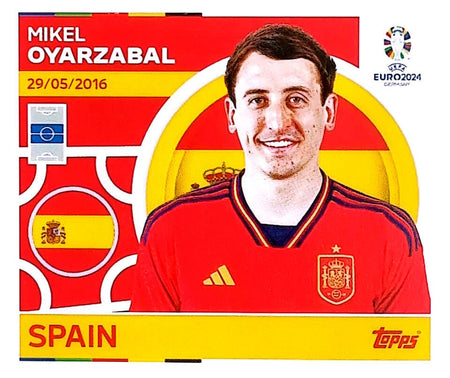 Uefa Euro Germany 2024 SPAIN MIKEL OYARZABAL Nº 16