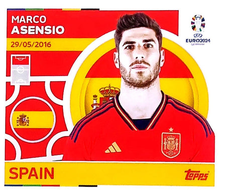 Uefa Euro Germany 2024 SPAIN MARCO ASENSIO Nº 17