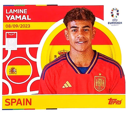 Uefa Euro Germany 2024 SPAIN LAMINE YAMAL Nº 19