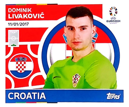 Uefa Euro Germany 2024 CROATIA DOMINIK LIVAKOVIC Nº 4