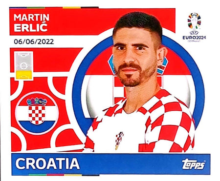 Uefa Euro Germany 2024 CROATIA MARTIN ERLIC Nº 6