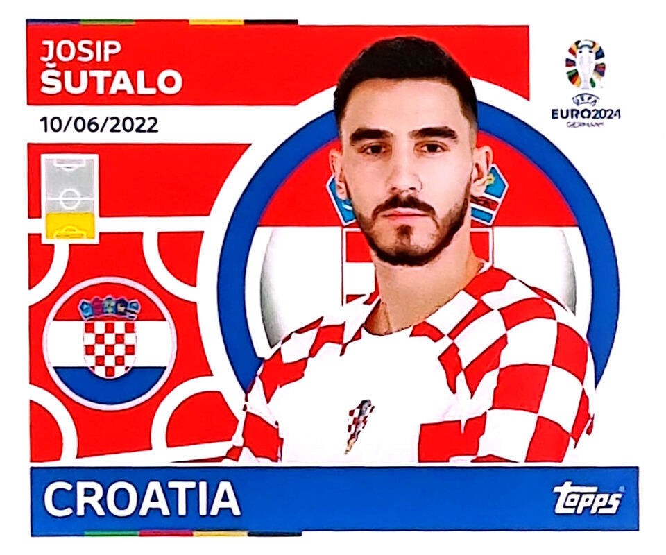 Uefa Euro Germany 2024 CROATIA JOSIP SUTALO Nº 7