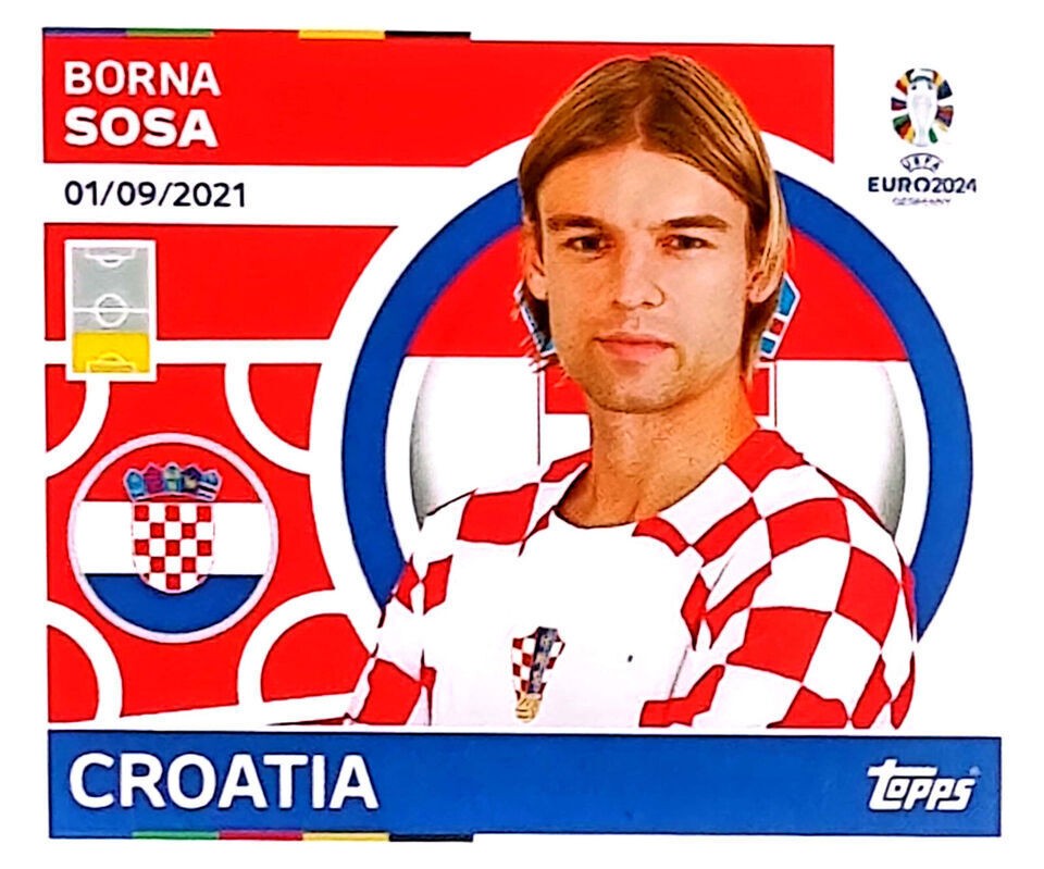 Uefa Euro Germany 2024 CROATIA BORNA SOSA Nº 8