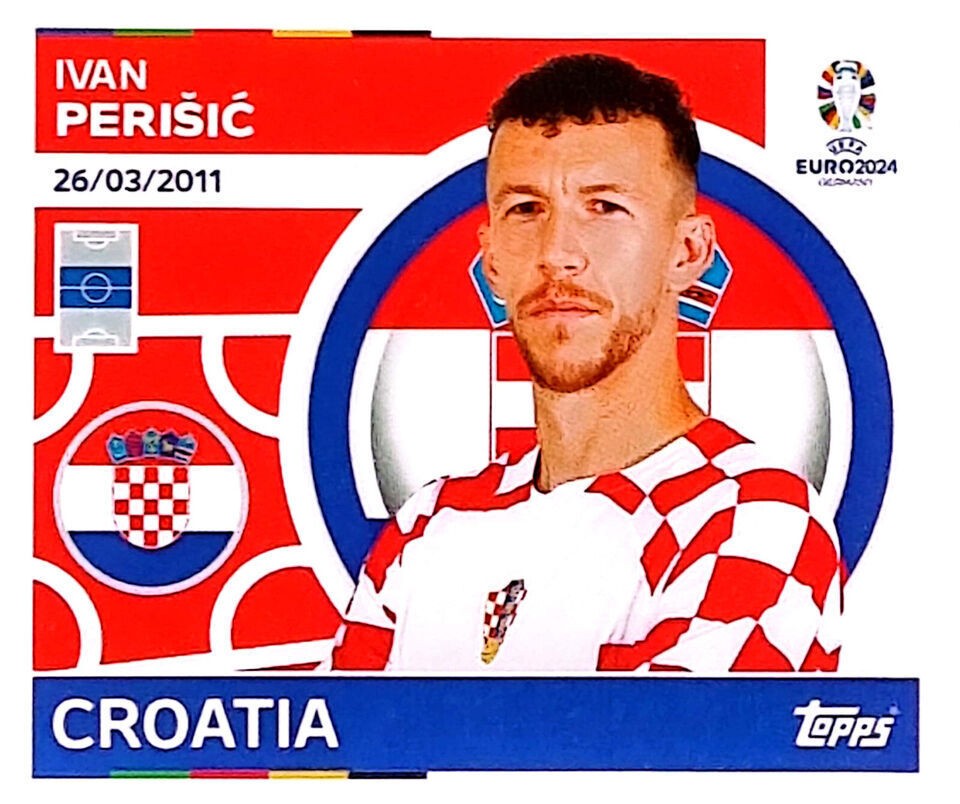 Uefa Euro Germany 2024 CROATIA IVAN PERISIC Nº 14