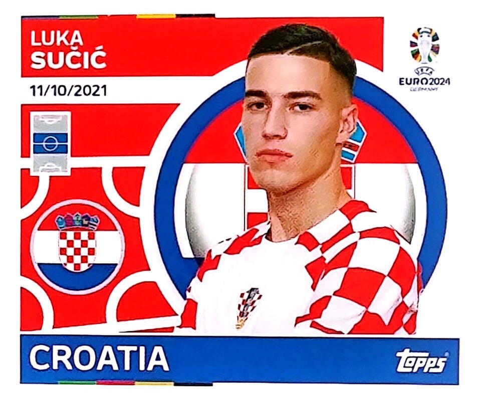 Uefa Euro Germany 2024 CROATIA LUKA SUCIC Nº 17