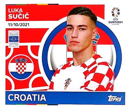 Uefa Euro Germany 2024 CROATIA LUKA SUCIC Nº 17