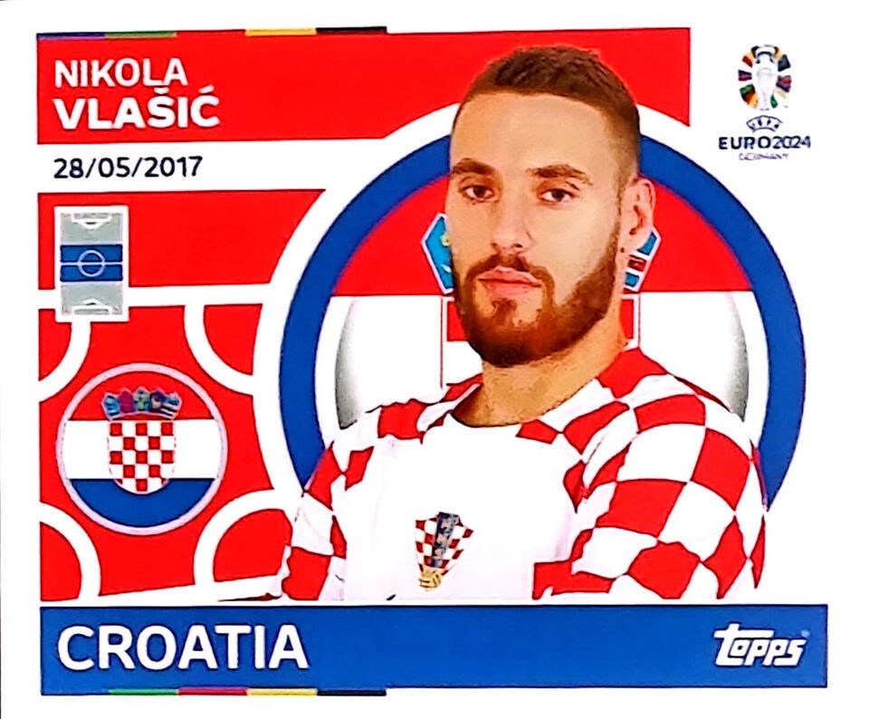 Uefa Euro Germany 2024 CROATIA NIKOLA VLASIC Nº 18