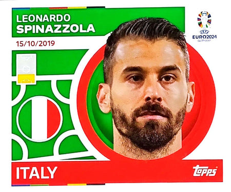 Uefa Euro Germany 2024 ITALY LEONARDO SPINAZZOLA Nº 5