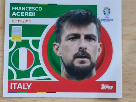 Uefa Euro Germany 2024 ITALY FRANCESCO ACERBI Nº 6