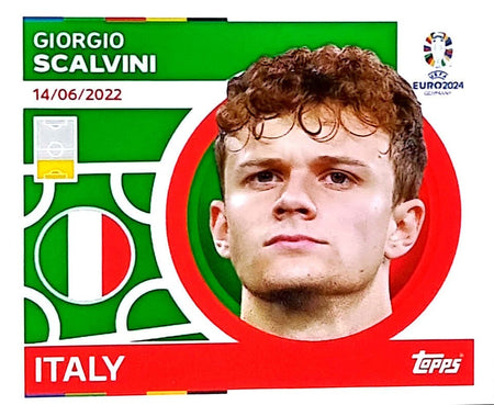 Uefa Euro Germany 2024 ITALY GIORGIO SCALVINI Nº 8