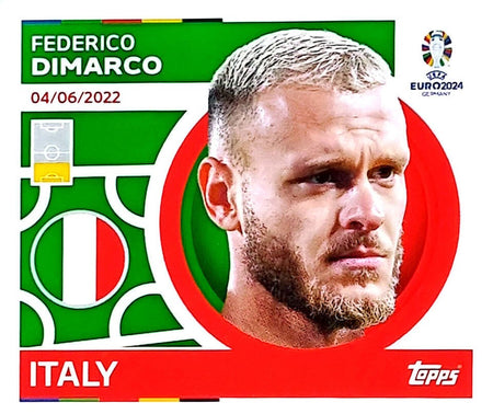 Uefa Euro Germany 2024 ITALY FEDERICO DIMARCO Nº 10