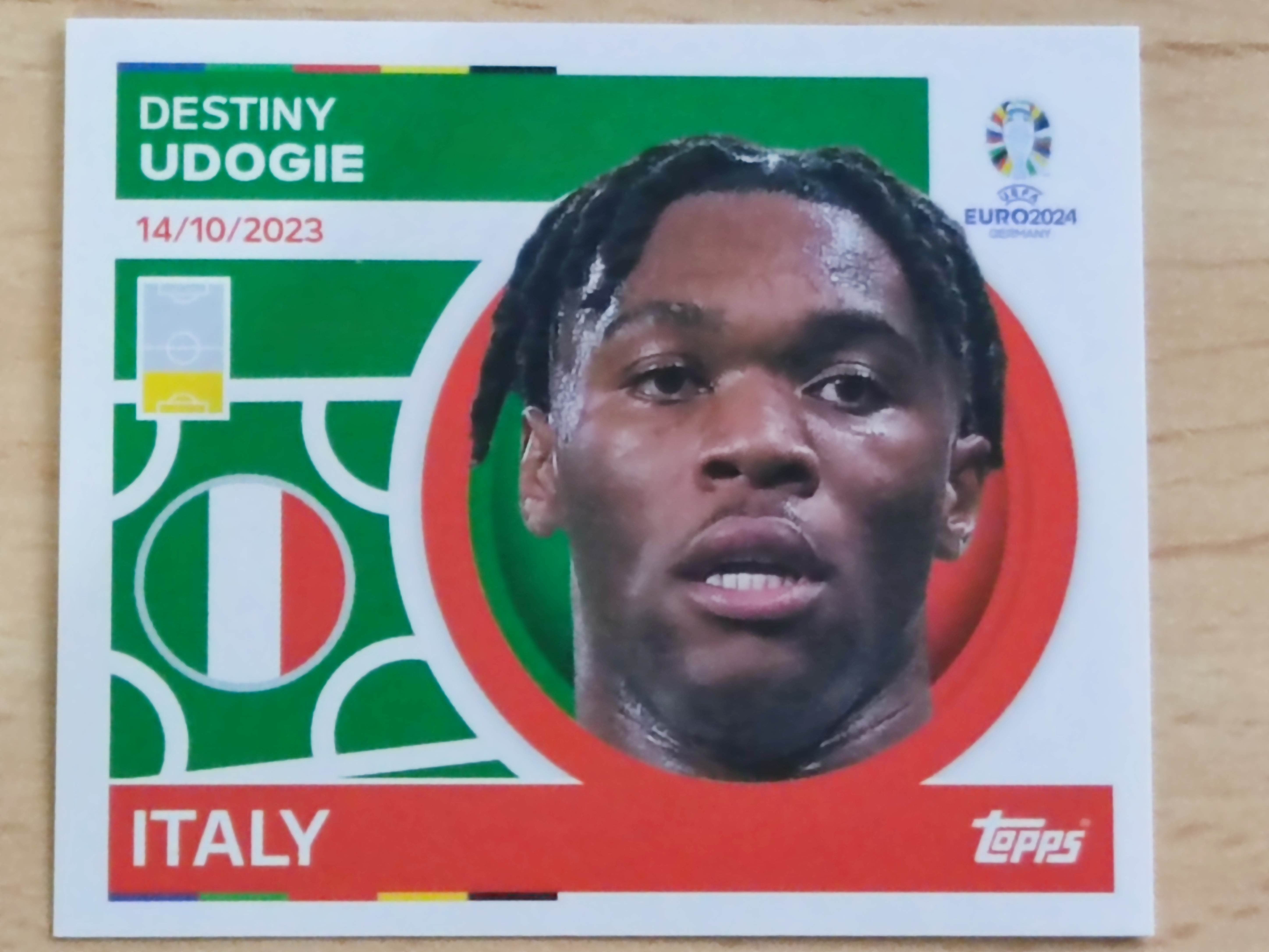 Uefa Euro Germany 2024 ITALY DESTINY UDOGIE Nº 12