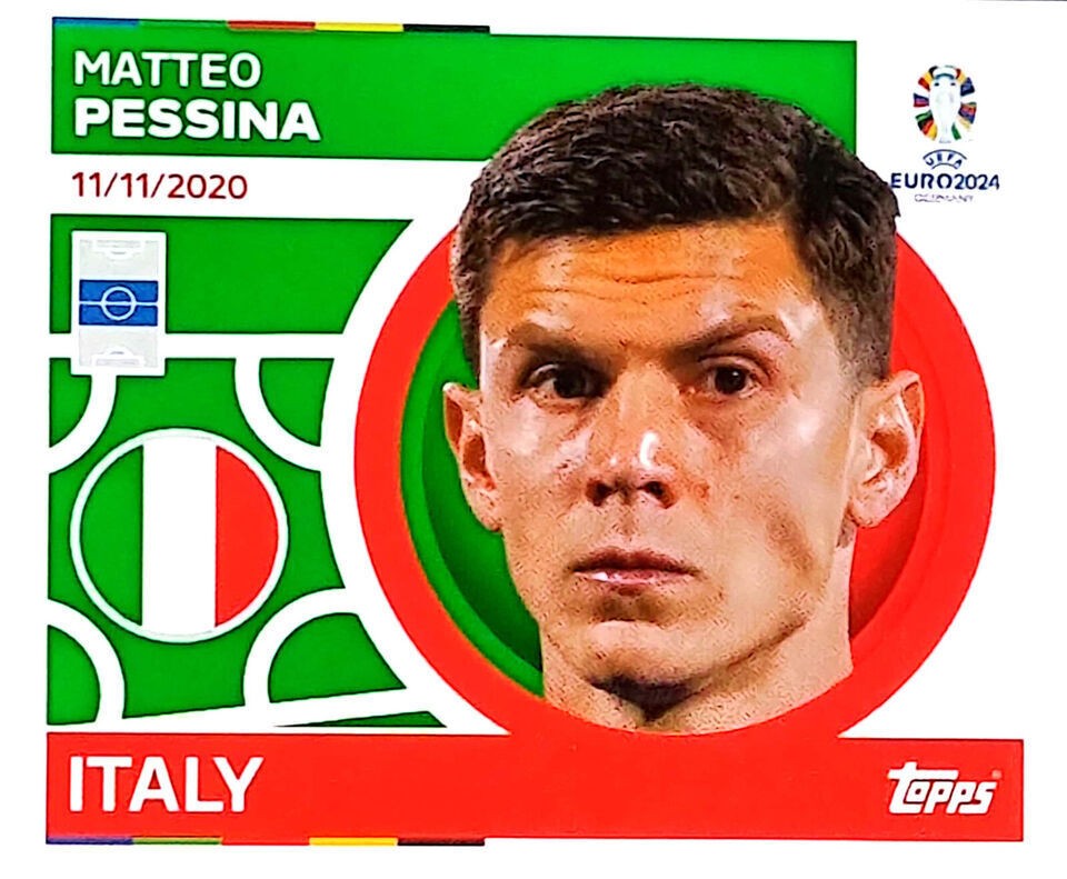 Uefa Euro Germany 2024 ITALY MATTEO PESSINA Nº 14