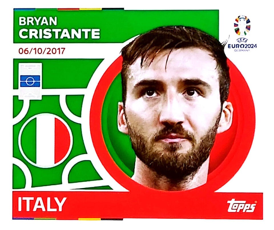 Uefa Euro Germany 2024 ITALY BRYAN CRISTANTE Nº 17