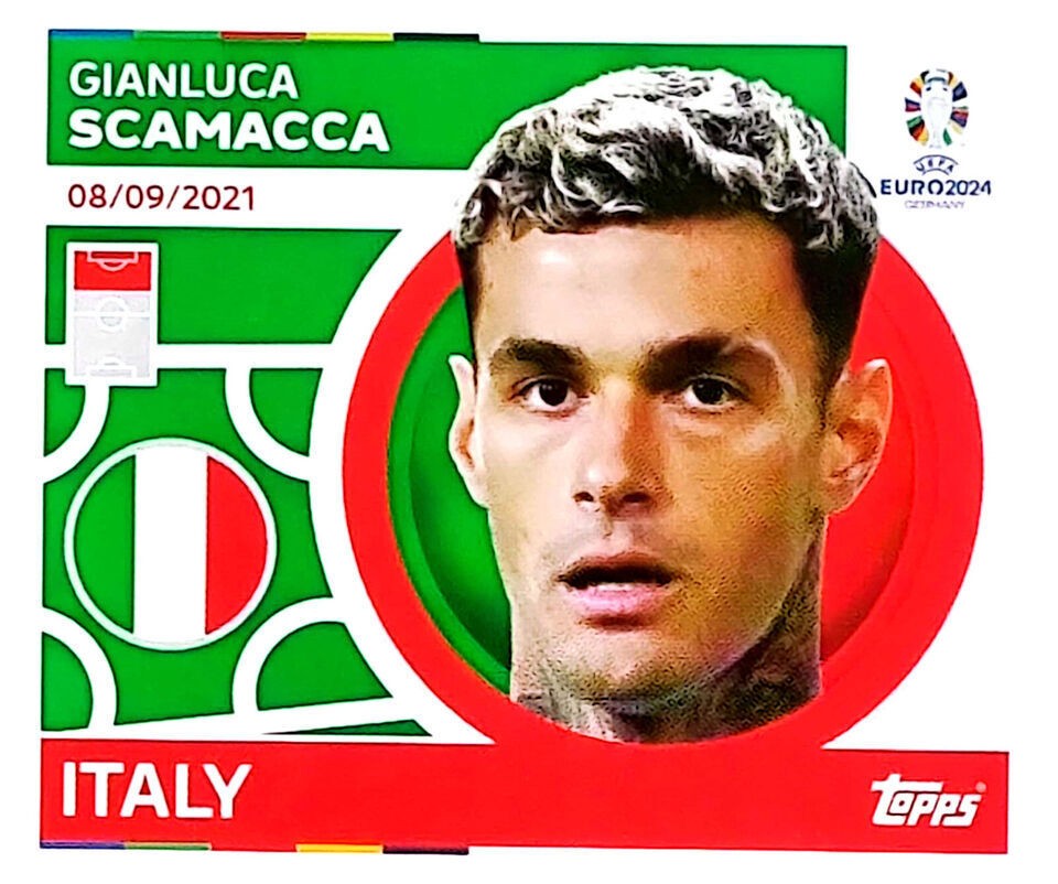 Uefa Euro Germany 2024 ITALY GIANLUCA SCAMACCA Nº 18