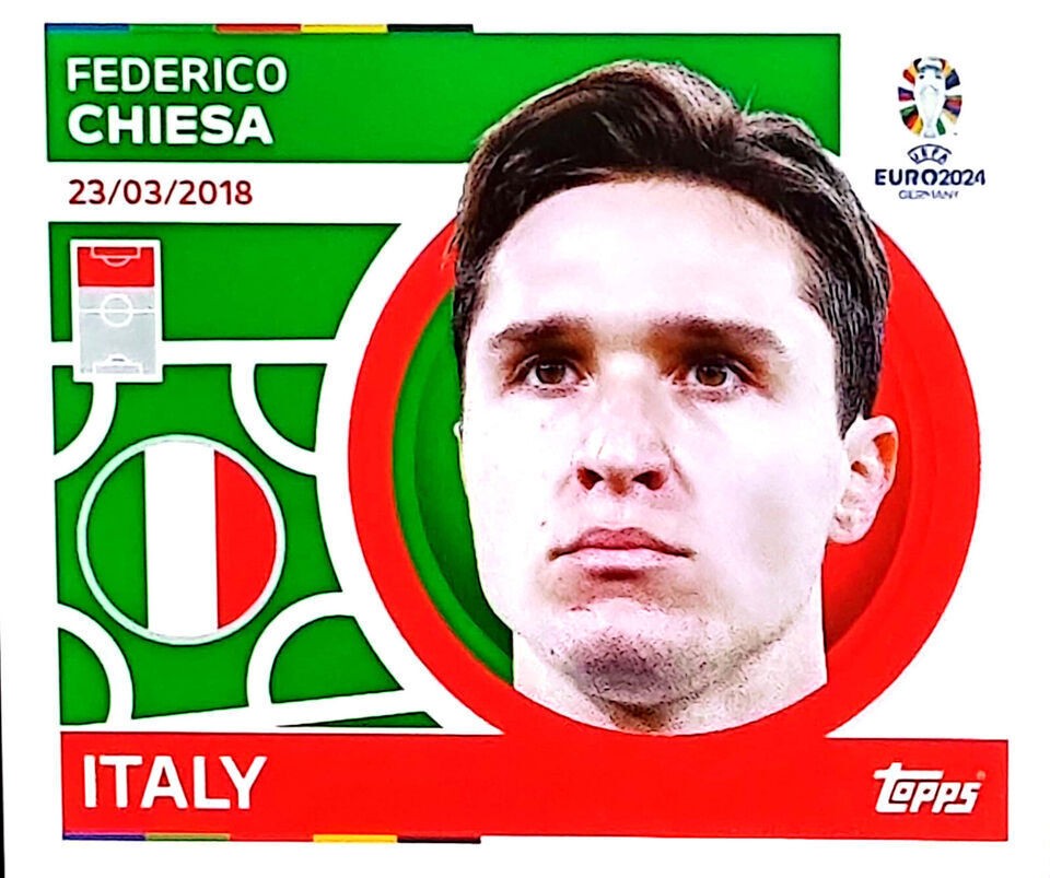 Uefa Euro Germany 2024 ITALY FEDERICO CHIESA Nº 19