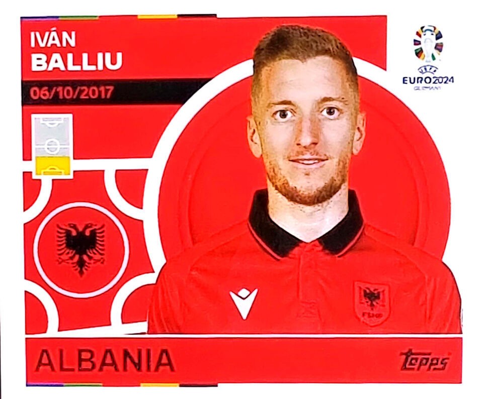 Uefa Euro Germany 2024 ALBANIA IVAN BALLIU Nº 5