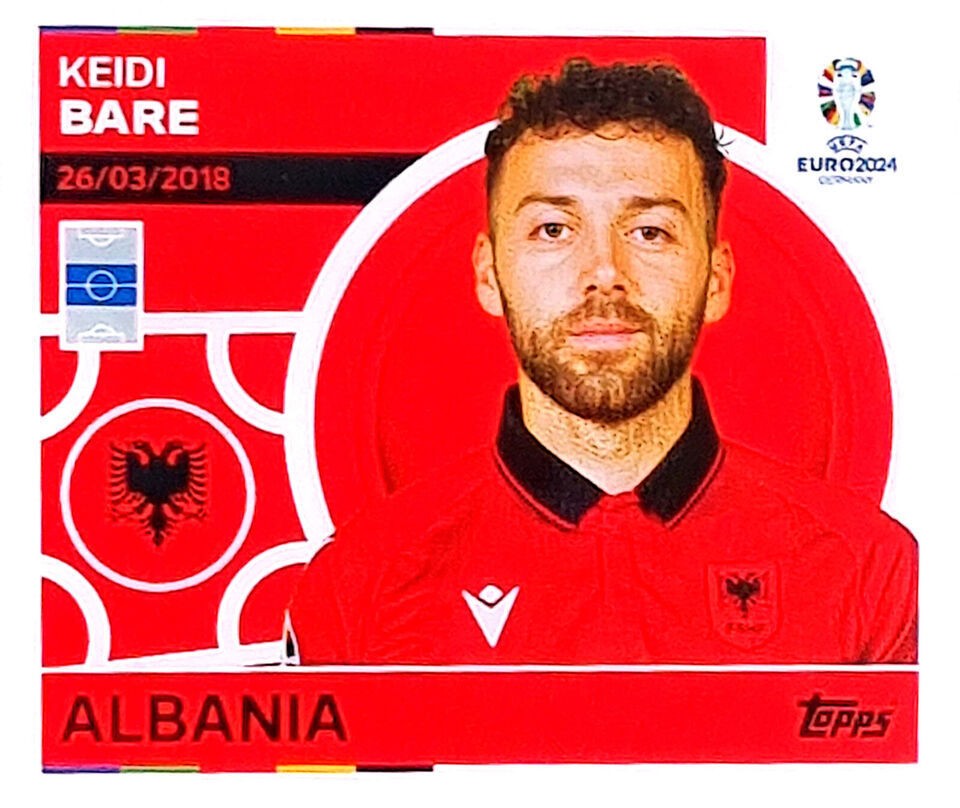 Uefa Euro Germany 2024 ALBANIA KEIDI BARE Nº 10