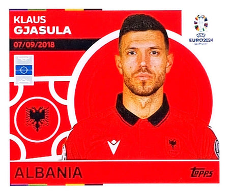 Uefa Euro Germany 2024 ALBANIA KLAUS GJASULA Nº 11
